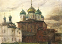 Церковь Новоспасского монастыря живопись
