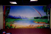 Художественная роспись стен детской комнаты