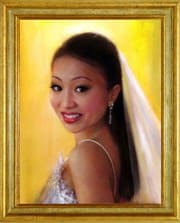 Азиатская девушка, филиппинка, портрет